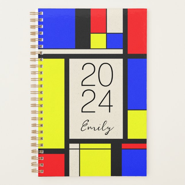 Agenda Design mondrian (Frente)