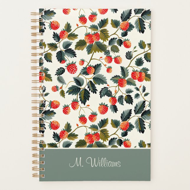 Agenda Design Personalizado de Morango (Frente)