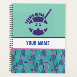 Agenda Design personalizado para jogadores Tênis, treinad