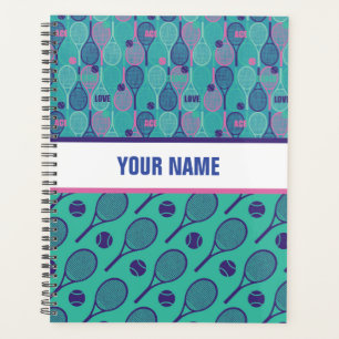 Agenda Design personalizado para jogadores Tênis, treinad