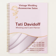 Design Suave Elegante Cor rosa Dourada