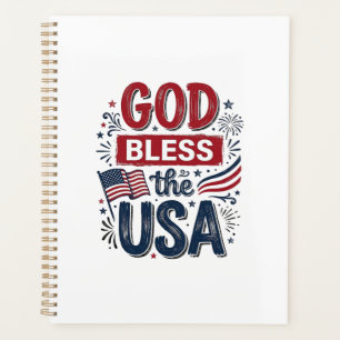 Agenda Deus Abençoe a Camisa de Fé Patriótica Vintage dos