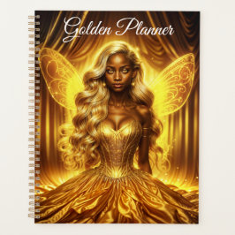 Agenda Deusa mística da luz com asas de fadas radiantes