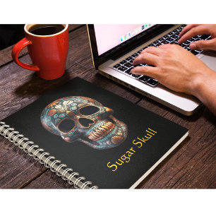 Agenda Dia 3D do crânio morto, personalizado
