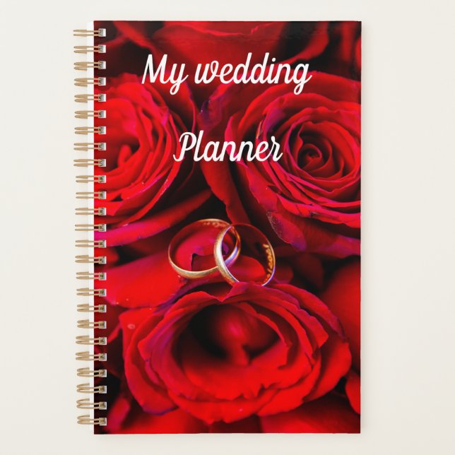 Agenda Dia de Casamento Personalizado (Frente)