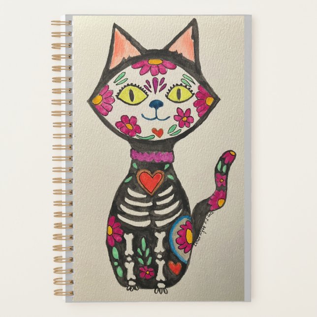 Agenda Dia de Los Muertos Cat (Frente)