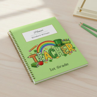 Agenda Dia de São Patrício Sortudo para Ensinar Professor
