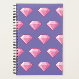 Agenda Diamante Pixel Rosa