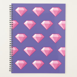 Agenda Diamante Pixel Rosa