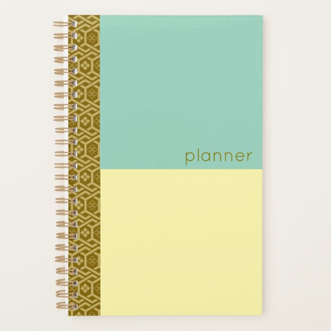 Agenda Diamond e Tortoise Pattern (Frente)