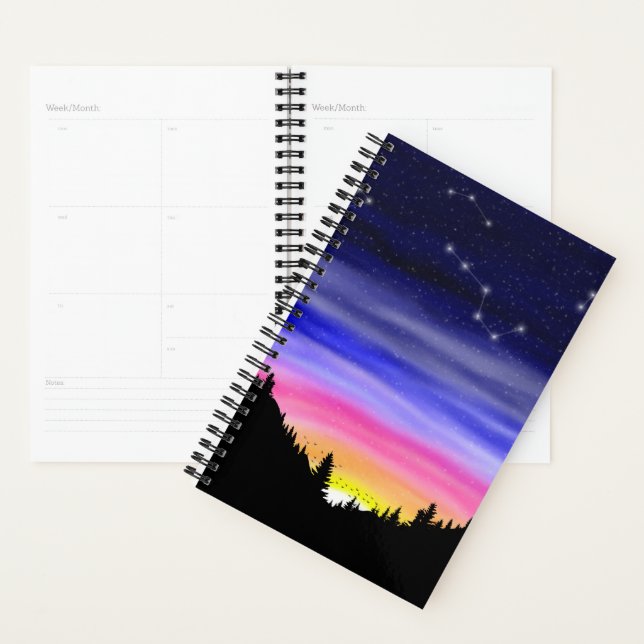 Agenda Diamond Night Planner (Exibição)