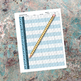 Agenda Diária de Compromissos | Azul Clássico