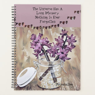 Agenda Diário de citação motivacional do Kilner Floral Co