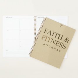 Agenda Diário de Fé e Fitness – Plano de Treino Cristão