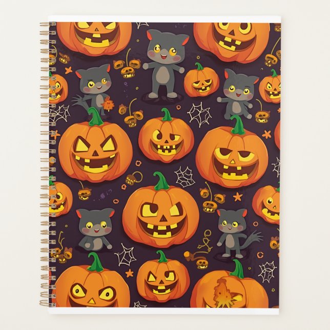 Agenda diário de halloween (Frente)