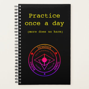 Agenda Diário de Treinamento Wing Chun (preto)