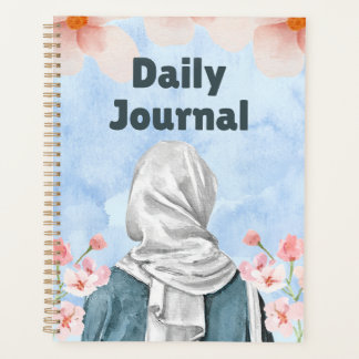 Agenda Diário Diário de Aquarela "Hijab Elegante"
