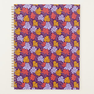 Agenda Diário Espiral Petal Roxo