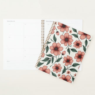 Agenda Diário Floral