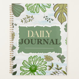 Agenda "DIÁRIO" | Folhas Botânicas Frescas & Florais 
