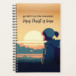 Agenda Diga-o sobre a montanha que Jesus Cristo é Nascer