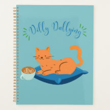 Dilly Dallying Orange Cat
