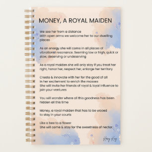 Agenda Dinheiro, Uma Poesia De Poema Inspiracional Real M