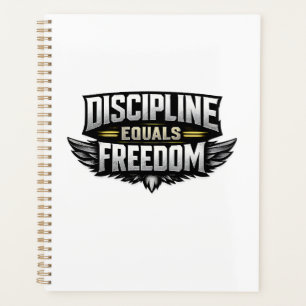 Agenda Disciplina É Igual à Liberdade – Design Motivacion