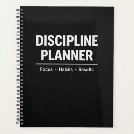 Agenda Discipline Planner Focus Habits Results