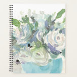 Agenda Disposição de primavera - Buquê de Aquarela<br><div class="desc">Primavera nº II de Samuel Dixon. Possui um buquê de flores aquáticas em uma paleta de cores muito sujas.</div>