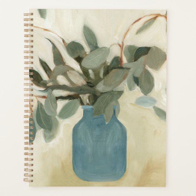 Agenda Disposição neutra - Folhas emperradas (Frente)