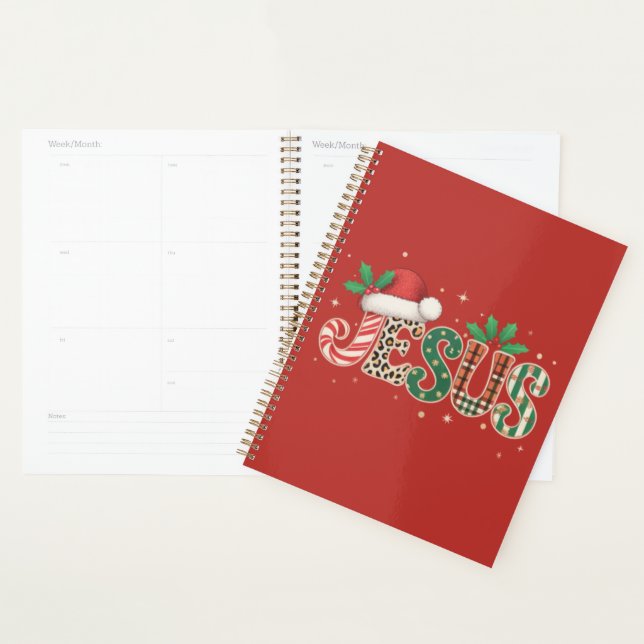 Agenda Dito religioso cristão Jesus Fé Versículo da Bíbli (Exibição)
