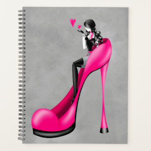Agenda Diva da Moda em Stiletto Rosa