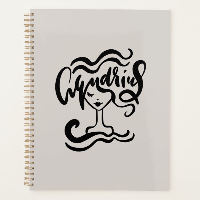 Agenda Divine Aquarius Planner (Frente)