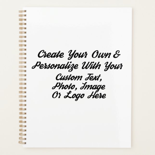 Agenda DIY, Crie seu próprio Espiral Personalizado (Frente)