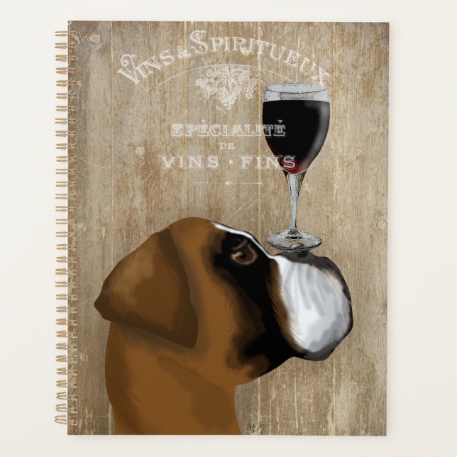 Agenda Dog Au Vin Boxer (Frente)