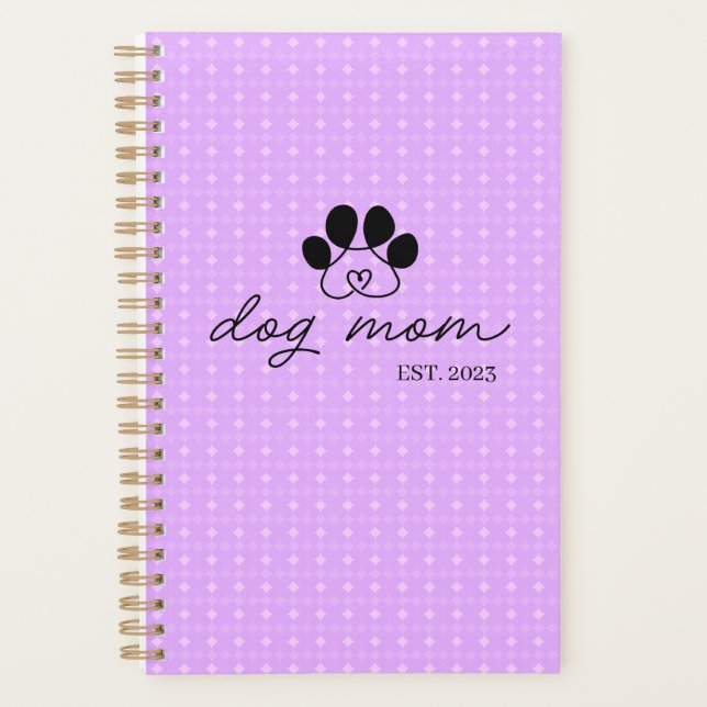 Agenda dog mom customizable  (Frente)
