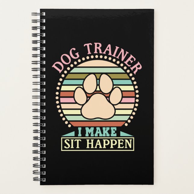 Agenda Dog Trainer I Make Sit Happen (Frente)