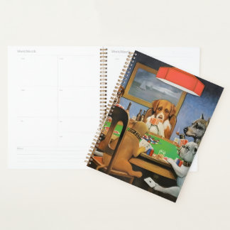 Agenda Dogs Playing Poker by Cassius Marcellus Coolidge's