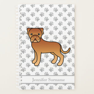 Agenda Dogue De Bordeaux Cão e Texto Animado