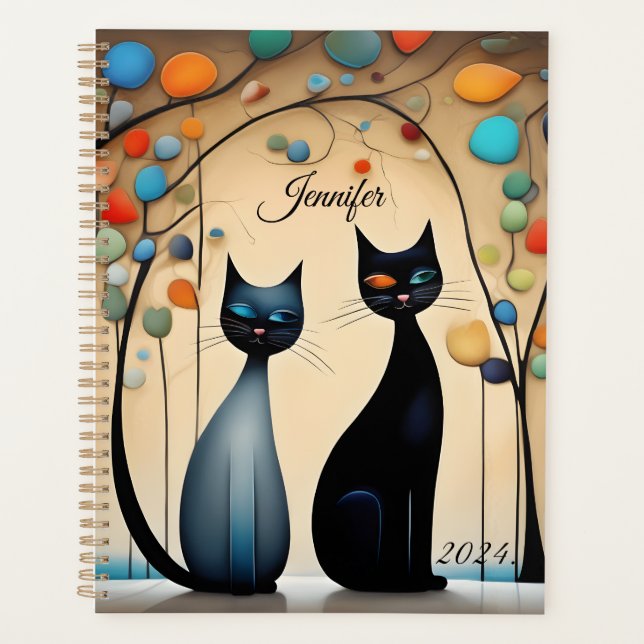 Agenda Dois Gatos Encharcados (Frente)