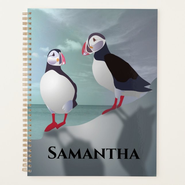 Agenda Dois Puffins Design (Frente)