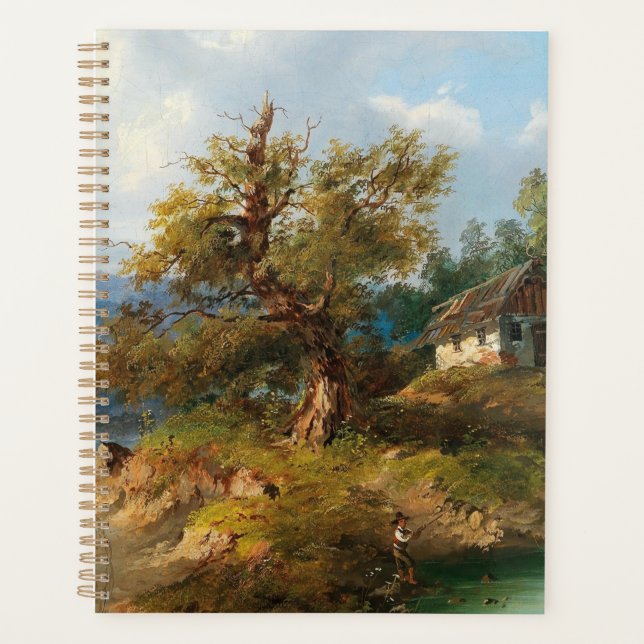 Agenda Dominik Schufried Uma Paisagem Montanhosa com... (Frente)