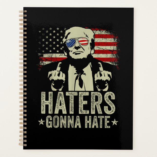 Agenda Donald Trump Dedo do Meio (Frente)