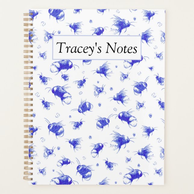 Agenda Doodle Bee Planner - Presente de Natal Personaliza (Frente)