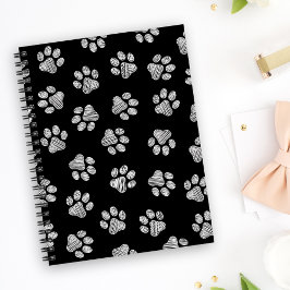 Agenda Doodle Paws, Patas de Cachorro, Patas Brancas