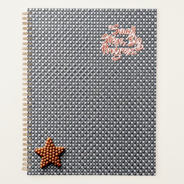 Agenda Dot Matrix - Arte de Capa Moderna (Frente)