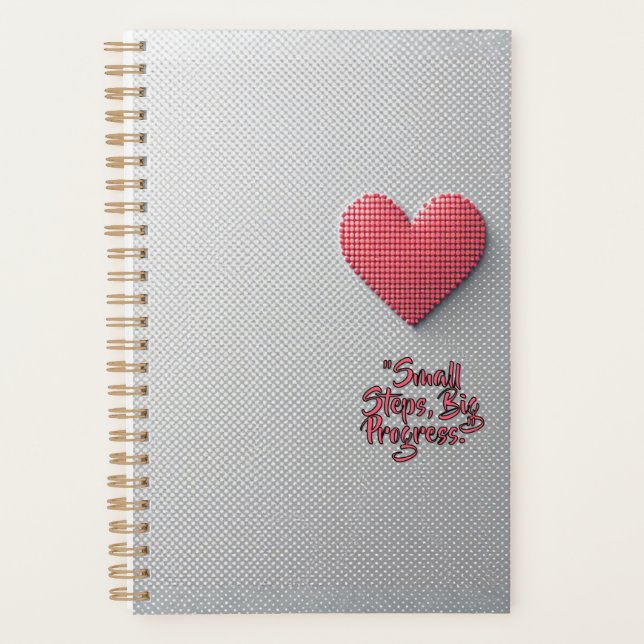 Agenda Dot Matrix - Arte de Capa Moderna (Frente)