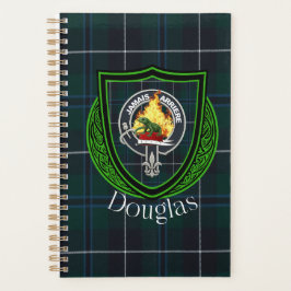 Agenda Douglas Scottish Clan Tartan & Crest