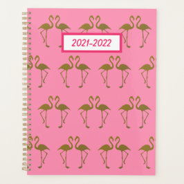 Agenda Dourado Flamingo Planner
